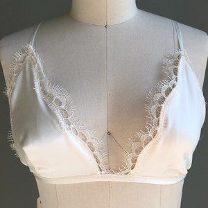 JONATHAN SIMKHAI 100% SILK Bralette, Size Small, Very Sexy and Delicate!
